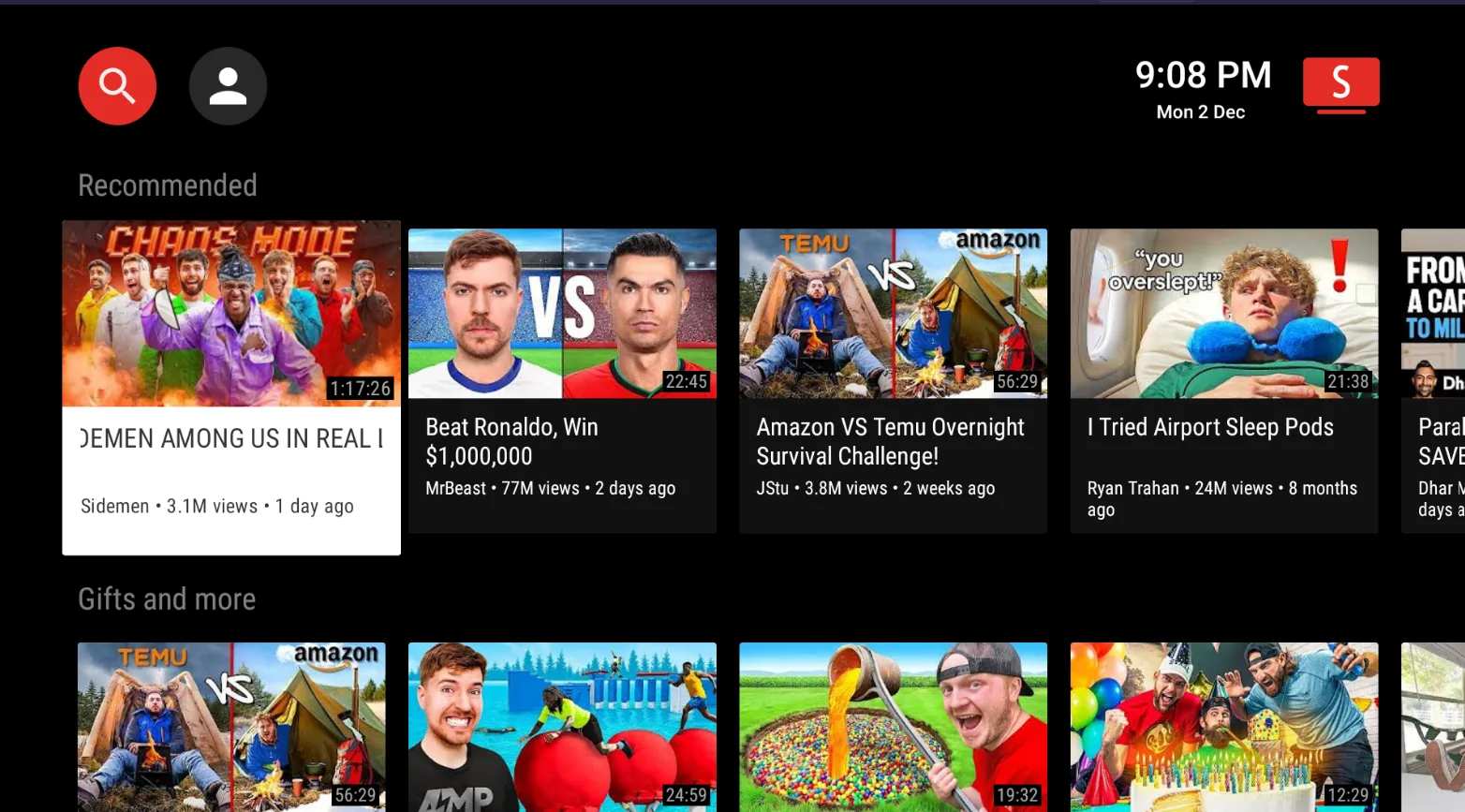 SmartTube main screenshot